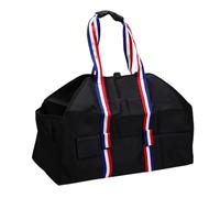 Kikumi Sac de Transport de Bois de Chauffage, Sac de Transport de Bûches Cirées en Tissu Oxford 600D avec Poignées Rembourrées et Sangles Réglables, pour Camping-Cars et Utilisati