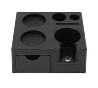 Kikumi Station de Doseur de café, Organisateur de café en ABS avec Lisse pour Distributeur de Doseur de 49 Mm, 51 Mm, 53, 58, Stockage de Portafilter