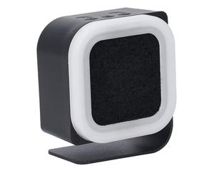 Kikumi Support de Refroidissement à Distribution Réglable à 3 Vitesses avec Lumière pour Ordinateur Portable, Mini M4 et M4 Pro, Conception Creuse, Batterie Durable, Matériau ABS Durable