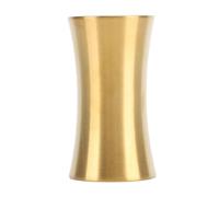 Kikumi Support pour Cure-dents en Acier Inoxydable, Mini Distributeur Portable avec Aspect doré pour Hôtel, Salle à Manger, Restaurant, Bar, café