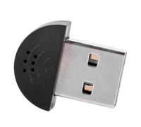 Kikumi USB Microphone 2.0 Portable Annulation du Bruit Mic D'Ordinateur pour Ordinateur Portable, Mini Adaptateur D'enregistrement de Studio avec Réduction du Bruit pour Mac Skype Chat (Noir)