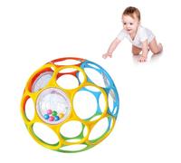 Kikuo Hochet Balle, Balle À Main Tactile pour Bébé, Balle de Préhension Bebe Facile à Saisir, sans BPA, Balle De Préhension Bébé Jouet Bebe Sensoriel pour L'apprentissage Précoce