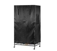 KIKYKUBBLETASW Housse de Protection Universelle for Cage à Oiseaux, Protection for Cage à perroquets, Tissu Oxford, for l'intérieur et l'extérieur(Black)
