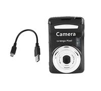 KIKYO Appareil Photo numérique, Mini caméra vidéo numérique extérieure 2MP 720P 30FPS Zoom 16X HD 32G pour l'enregistrement vidéo(Black)