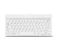 KIKYO Keyboar Mouse EET, Clavier Filaire USB Ultra-Mince Souris Optique Souris Ensemble Souris Souris Ensemble Combo(White)