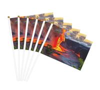 Kilauea Drapeau à main léger imprimé volcans pour festival, décoration intérieure ou extérieure