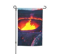 Kilauea Drapeau de jardin à imprimé volcan pour toutes les occasions