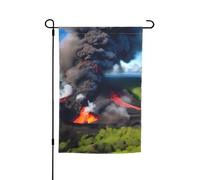Kilauea Volcano Bloom Print All Season Garden All Season Outdoor Flag Yard Decor For Patios Flags