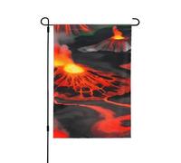 Kilauea Volcans Drapeaux décoratifs pour extérieur, décoration de jardin double face pour toutes les saisons