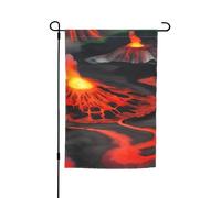 Kilauea Volcans Imprimer toutes les occasions Jardin Toutes saisons Extérieur Drapeau Décoration de cour pour Patios Drapeaux