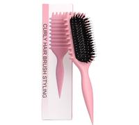 Kilayaa BROSSE À BOUCLES Brosse définition boucles, curl defining brush pour cheveux bouclés, réduit mèches rebelles et séparation, usage homme femme
