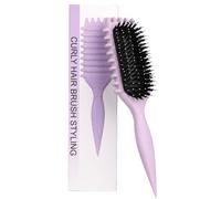 Kilayaa BROSSE À BOUCLES Brosse définition boucles, curl defining brush pour cheveux bouclés, réduit mèches rebelles et séparation, usage homme femme