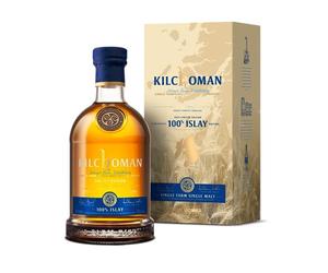 KILCHOMAN - 100% Islay The 13th Edition - Single Malt Whisky - 50% Alcool - Origine : Ecosse/Islay - Notes de Caramel & Fruité - Whisky Tourbé - 70 cl