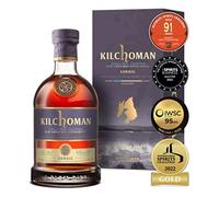 KILCHOMAN - Sanaig - Single Malt Whisky - 46% Alcool - Origine: Écosse/Islay - Notes de Raisins secs & Pêches - Whisky Tourbée - 70 cl