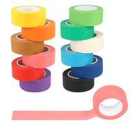 KILDOWS 12 Rouleaux Ruban Adhésif Coloré, 25mm x 13m Ruban de Masquage Ruban Adhésif Décoratif Ruban Arc-En-Ciel Papier Auto-adhésif Masking Tape pour Enfants Scrapbooking Bricolage Artisanat