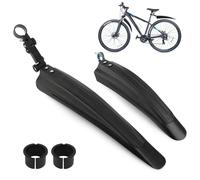 KILDOWS - Kit de garde-boue pour vélo 20-26 pouces - Garde-boue arrière pour VTT - Protection réglable - Garde-boue pour vélo de montagne, vélo de route, vélo de ville - Accessoires contre l'eau et la