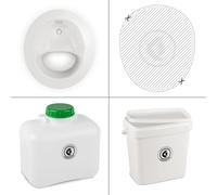 Kildwick FreeLoo M Kit WC à Compost sans boîtier Blanc Classique