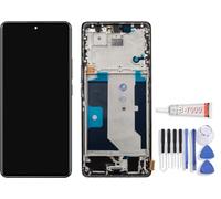 Kilix Vivo V29 Lite 5G Écran V2244 avec cadre LCD de rechange AMOLED Écran tactile Kit de réparation Unité de numérisation complet Noir
