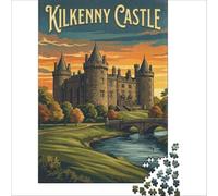 Kilkenny Castle Puzzle 1000 pièces | puzzle comme cadeau de pâques une belle activité pour toute la famille pendant les vacances à la maison le soir38x52cm