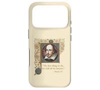 Kill All The Lawers Shakespeare Citation Henry VI Partie 2 Coque pour iPhone 17 Pro