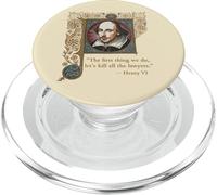 Kill All The Lawers Shakespeare Citation Henry VI Partie 2 PopSockets PopGrip pour MagSafe