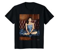 Kill Bill Actor Lucy Liu Charlie's Angels par Michael Grecco T-Shirt, Enfant, Noir, 8 Ans