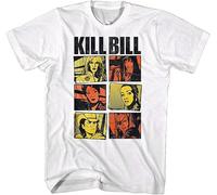 Kill Bill Deadly Viper Assassins Comic Strip Men's T-Shirt Bride Gogo Yubari Top White Manches Courtes(XX-Large)