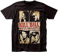 Kill Bill T-Shirt Tarantino Assassination Squad Tee Adult Men Black New Size XXL