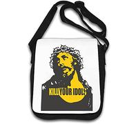 Kill Idols Punk Rock Jesus Your Graphic Art Sac à bandoulière Blanc