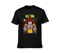 Kill Tony Podcast Evil Clown T-Shirt Anime Clothes Vintage Aesthetic Clothes Short Sleeve Tee Men