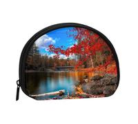 Killarney National Park Mini porte-monnaie à fermeture éclair, petit organisateur de voyage avec imprimé intégral, tissu polyester durable, pochette compacte pour pièces de monnaie, clés