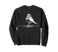 Killdeer Bird Line Art Design Ornithologie Oiseau de Rivage Sweatshirt