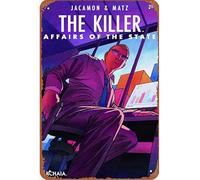 Killer Affairs Of State #1 Comics Plaque en métal 20,3 x 30,5 cm Décoration murale vintage rétro