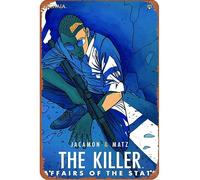 Killer Affairs Of State #5 Comics Plaque en métal 20,3 x 30,5 cm Décoration murale vintage rétro
