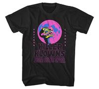 Killer Klowns Popcorn Clowns Men's T Shirt from Outer Space Tee Horror 80S Movie Black 3XL