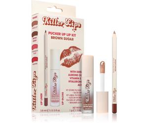 Killer Lips Pucker Up Lip Kit kit lèvres pour femme Brown Sugar