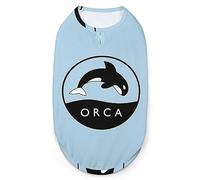 Killer Orca Whale Pets Shirt Gilet Mignon Chien Débardeur Doux T-Shirt sans Manches pour Chiot Kitty Chats M