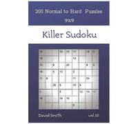 Killer Sudoku - 200 Normal To Hard Puzzles 9x9 Vol.10