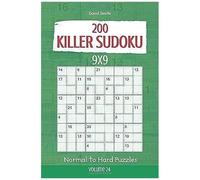 Killer Sudoku - 200 Normal To Hard Puzzles 9x9 Vol.24
