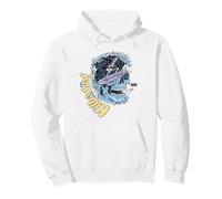 Killer Surf Skull Surf Vintage Wave Skeleton Surfing Sweat à Capuche