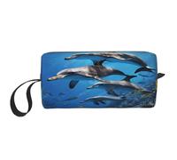Killer Whale Print Pochette de voyage compacte - Organiseur de poche léger, tissu Oxford 600D et rembourrage en mousse, essentiels de gym