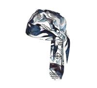 Killer Whale Print Skull Cap Quick Dry Bike Headwrap Léger Respirant Taille unique Adulte Bonnet moderne