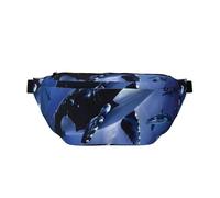 Killer Whale Sac banane réglable léger pour la marche, le cyclisme, la randonnée, les voyages, Noir , Taille unique, Sac à dos décontracté
