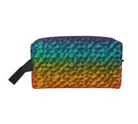 Killer Whales Swim Along Trousse de toilette portable de grande capacité (modèles imprimés) étanche pour homme et femme pour voyages d'affaires, fitness, salle de bain, rangement quotidien, Motif