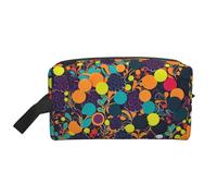 Killer Whales Swim Along Trousse de toilette portable de grande capacité (modèles imprimés) étanche pour homme et femme pour voyages d'affaires, fitness, salle de bain, rangement quotidien, Motif