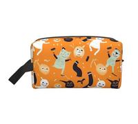 Killer Whales Swim Along Trousse de toilette portable de grande capacité (modèles imprimés) étanche pour homme et femme pour voyages d'affaires, fitness, salle de bain, rangement quotidien, Joli motif