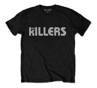 Killers - the - T-Shirt # S Unisex Black # Dots Logo [Import]