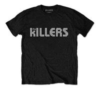 Killers the - T-Shirt # XXL Unisex Black # Dots Logo [Import]