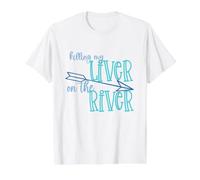 Killing My Liver on The River : Vacances d'été Amusantes en Bateau T-Shirt Graphique avec Valeur