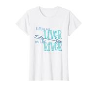 Killing My Liver on The River : Vacances d'été Amusantes en Bateau T-Shirt Graphique avec Valeur